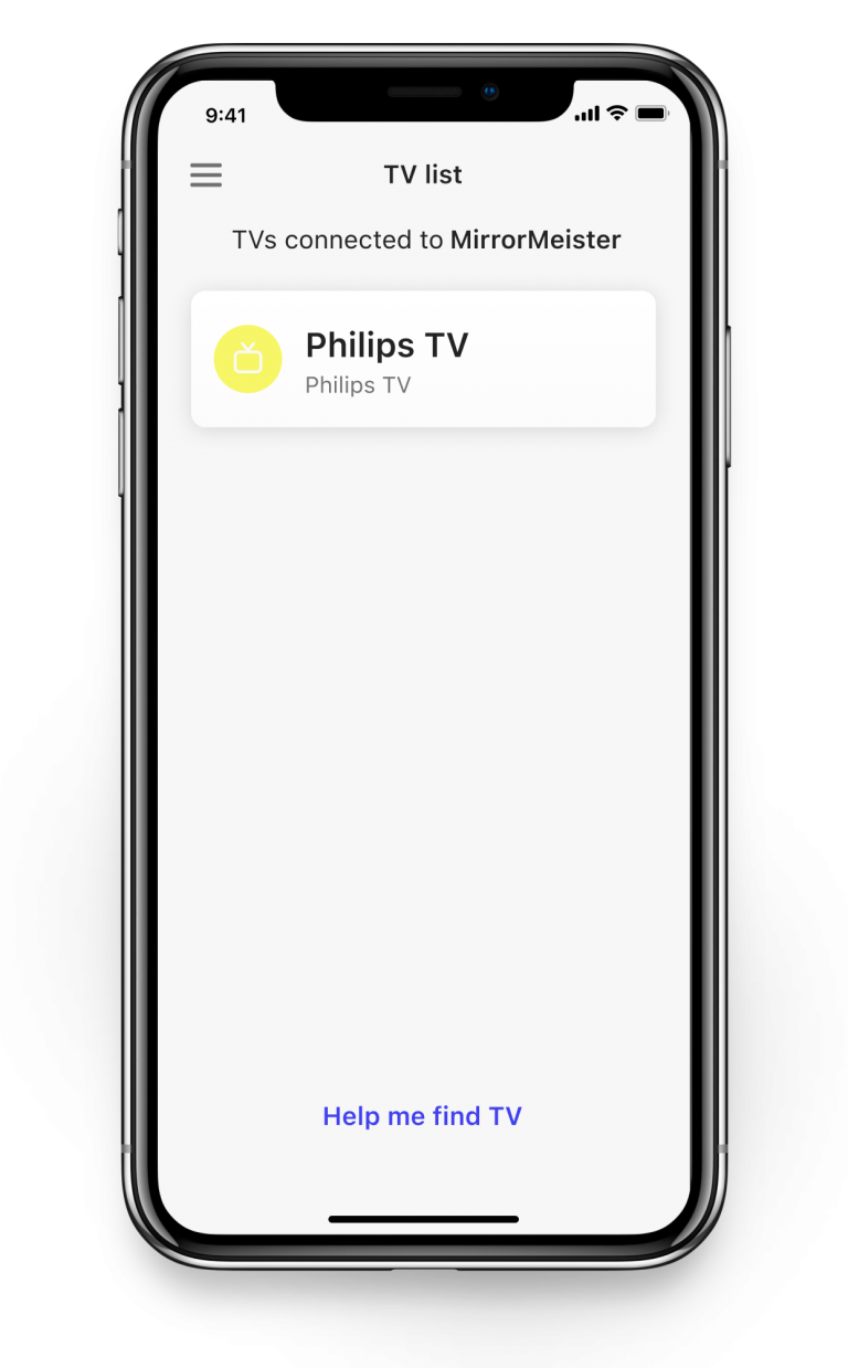 mirror for philips tv