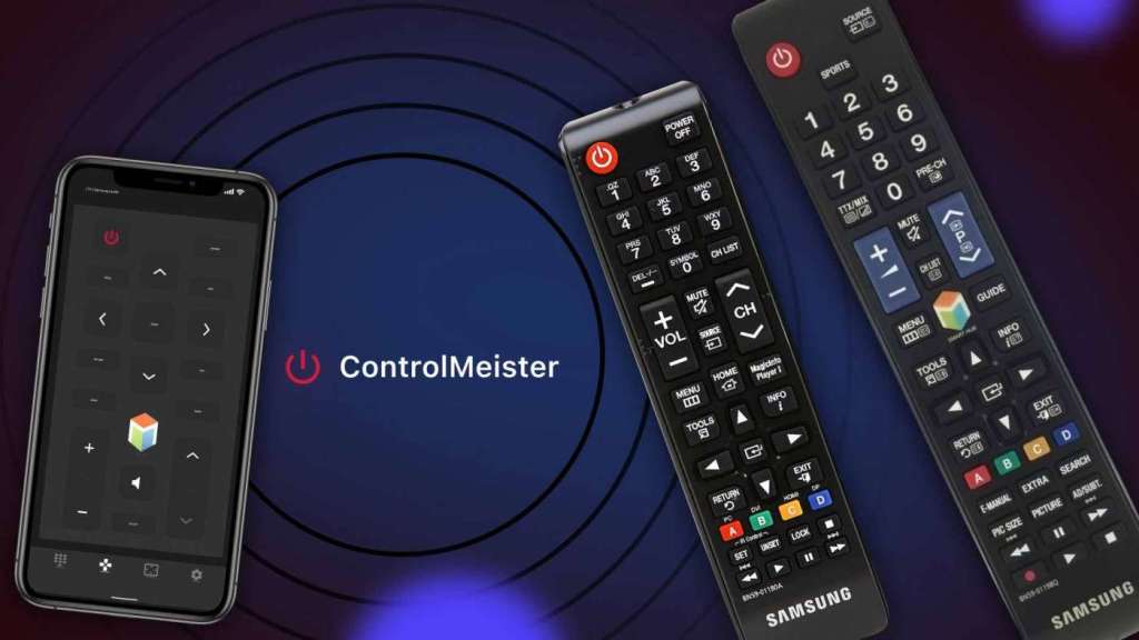 What is the difference between the two included remote controls?